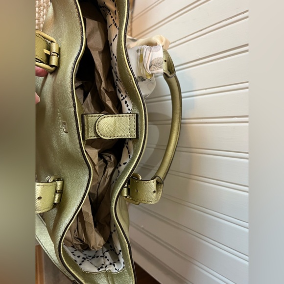 Kate Spade Cove Street Gold Metallic Satchel - Picture 10 of 14